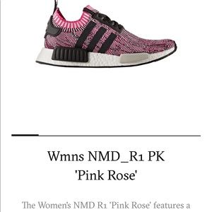 Adidas Women's NMD R1 'Pink Rose'  7 1/2 brand new